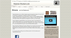 Desktop Screenshot of hawaiiancheckers.com